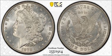 1878 7TF $1 VAM 82 MS65