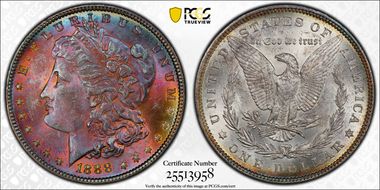 1888 $1 MS63