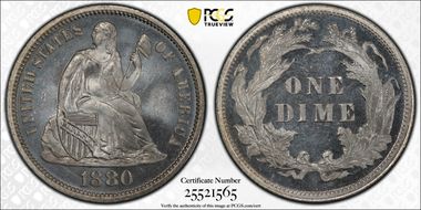 1880 10C MS67+