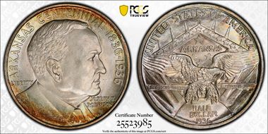 1936 50C Robinson MS67+