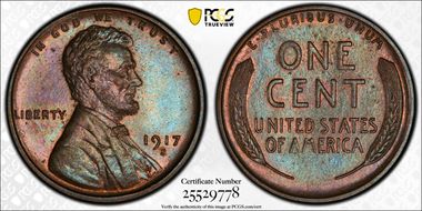 1917-S 1C MS64BN