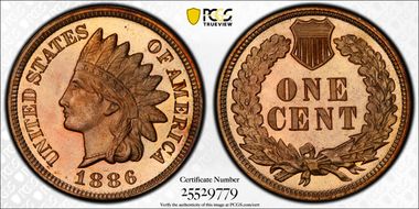 1886 1C Type 2 PR66RB