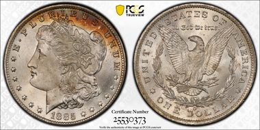 1885-O $1 MS68