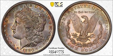 1880-S $1 MS66