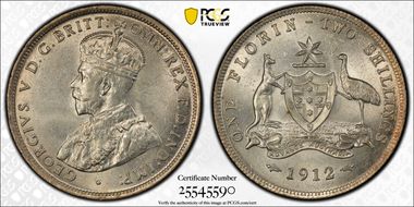 1912 Florin MS62