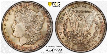 1900-O/CC $1 VAM 8 MS64
