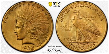 1932 $10 MS63