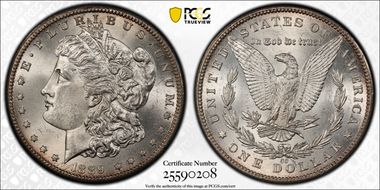 1889-CC $1 MS63+