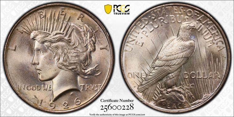 Cert 25600228 - Coin Image