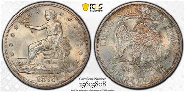 1876-S T$1 MS64