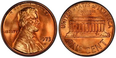 1973-D 1C MS67+ RD