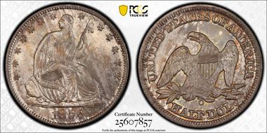 1856-O 50C MS66