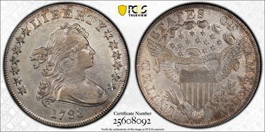 1798 $1 BB-108, 10 Arrows XF45