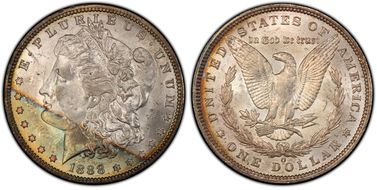 1888-O $1 Scarface MS63+