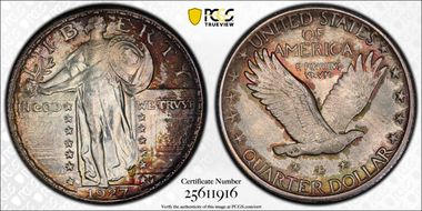 1927 25C MS66+ FH