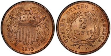 1870 2C MS66RB