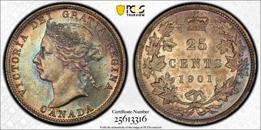 1901 25C MS65
