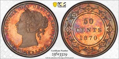 1870 50C Plain Edge SP66