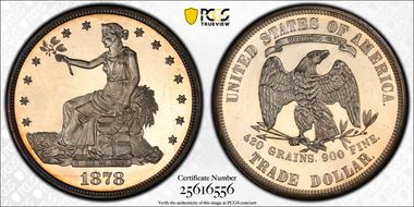 1878 T$1 Trade PR65CAM