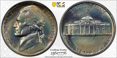 1942-P 5C Silver PR68