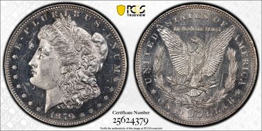 1879-S $1 Reverse of 1878 MS63PL