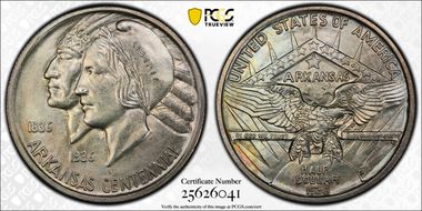 1938-S 50C Arkansas MS66