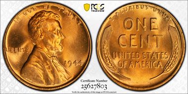 1944 1C MS67+ RD