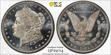 1884-O $1 MS66DMPL