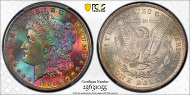 1884-O $1 MS66+