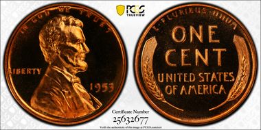 1953 1C PR67CAM