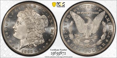1892-CC $1 MS65+
