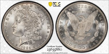 1894-S $1 MS65+