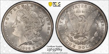 1898 $1 MS67