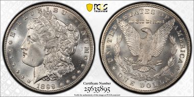 1899-S $1 MS67+