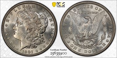 1901 $1 MS63