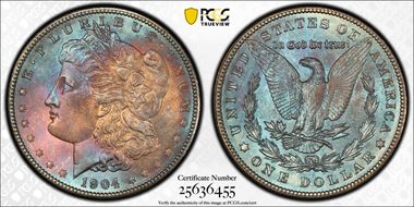 1904 $1 MS66+