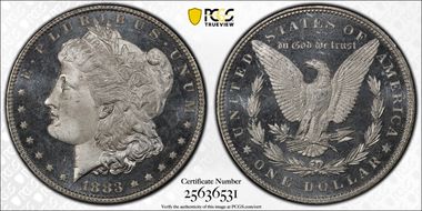 1883 $1 MS66+ DMPL
