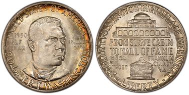 1950 50C Booker T. Washington MS67