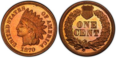 1870 1C PR66CAM