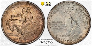 1925 50C Stone Mountain MS65