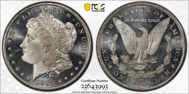 1885-CC $1 MS67DMPL
