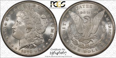 1879-CC $1 MS65+