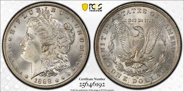 1888-O $1 MS66+