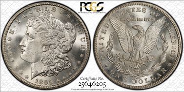 1893-CC $1 MS64+
