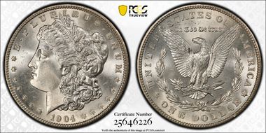 1904 $1 MS66