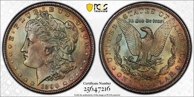 1890 $1 MS65+