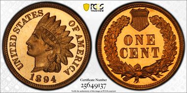 1894 1C PR67CAM