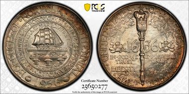 1936 50C Norfolk MS67