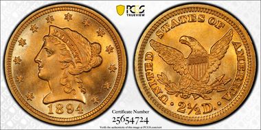 1894 $2.50 MS67