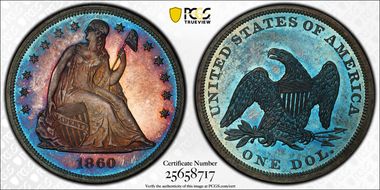 1860 $1 PR66